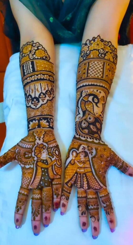 TRADITIONAL RAJASTHANI BRIDAL HENNA MEHNDI DESIGN | FULL HAND MARWARI  MEHANDI - YouTube